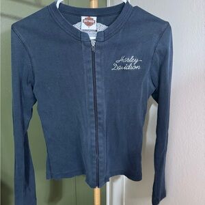 Harley-Davidson Dark Gray Zip-Up Jacket